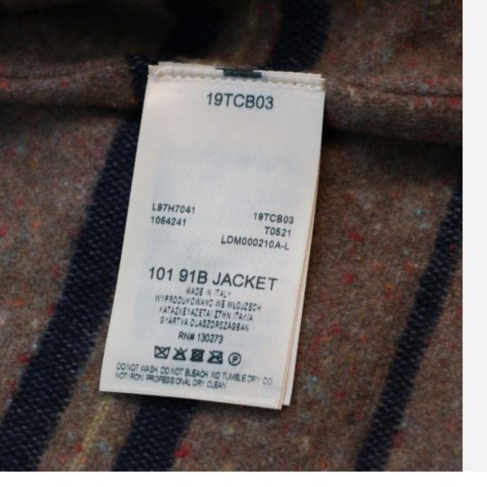 Lee 101 91B Denim Jacket Japanese Selvedge Men's XXL Made in Italy Dry Indigo - Picture 5 of 16